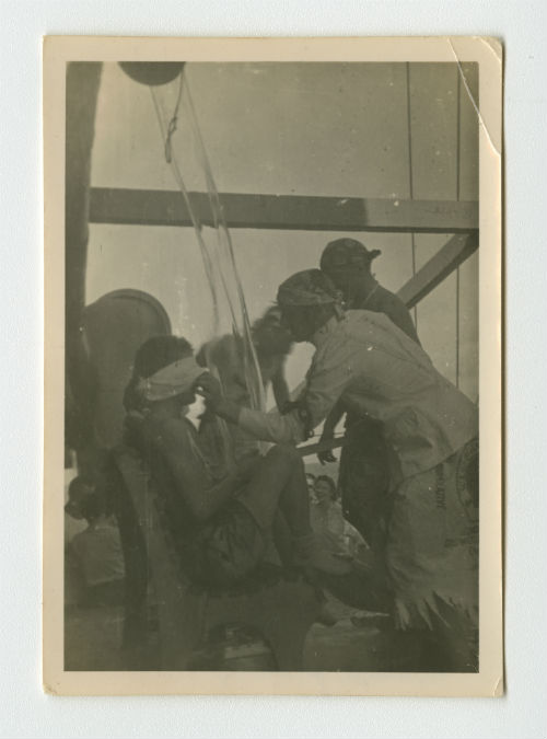 Initiation to the realm of King Neptune aboard the SS El Nil. Recto