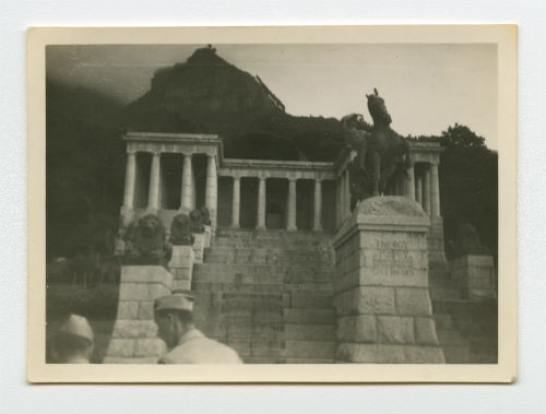 The Rhodes Memorial in Cape Town, South Africa. Recto