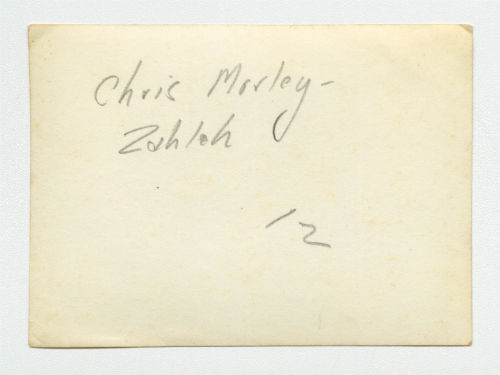 Christopher "Chris" Morley, Jr., Alan "Al" Branch and Edwin "Eddie" Hillman in Zahleh. Verso 1