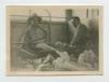 Bird hunting trip in Syria (two members of the hunting party). Recto