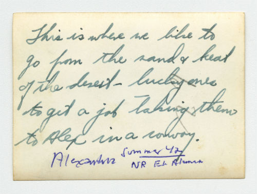 Ambulance convoy in Alexandria, Egypt. Verso