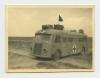 Captured Italian vehicle at El Alamein, Egypt. Recto