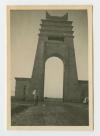 Mussolini's Arch of the Philaeni in Tripolitania, Libya. Recto