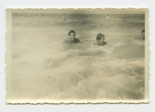 AFS volunteers swimming naked near Alexandria, Egypt (1)
