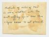 Ambulance convoy in the desert. Verso
