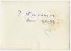 Four men at an oasis in the desert. Verso
