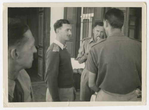 Four men standing