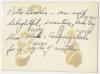 Peter Brooks, the Company clerk for a couple of months. Verso