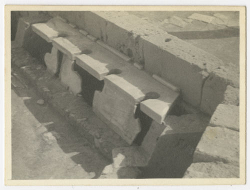 Sabratha, Libya (Roman latrines). Recto