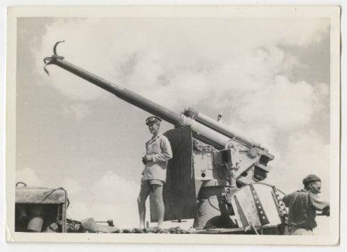 Spiked 88 mm gun. Recto