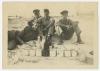 AFS volunteers on a beach in Tripoli, Libya