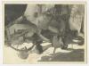 Land mine damage on the undercarriage of an AFS ambulance. Recto