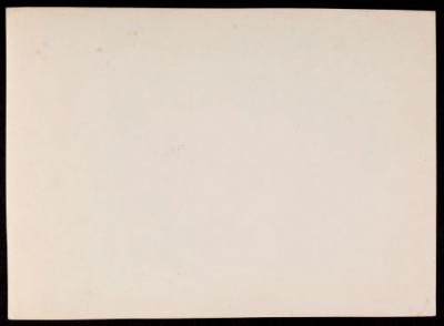 Two men on the terrace at 21 Rue Raynouard. Verso.