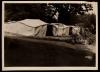 Three of the tents erected to help shelter the incoming flood of new men