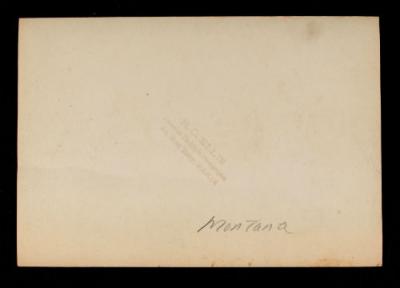 American Field Service ambulance 1087. Verso.