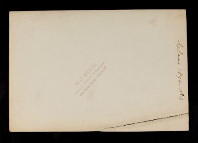 American Field Service ambulance 986. Verso.