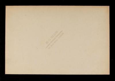 American Field Service ambulance 1051. Verso.