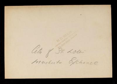 American Field Service ambulance 1054. Verso.