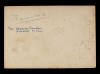 American Field Service ambulance 49 with driver. Verso.