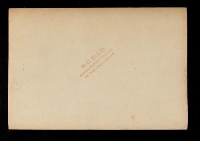 American Field Service ambulance 957 with driver. Verso.