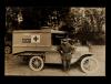 American Field Service ambulance 958 with driver