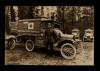 American Field Service ambulance 982 with driver