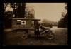 American Field Service ambulance 1072 with driver